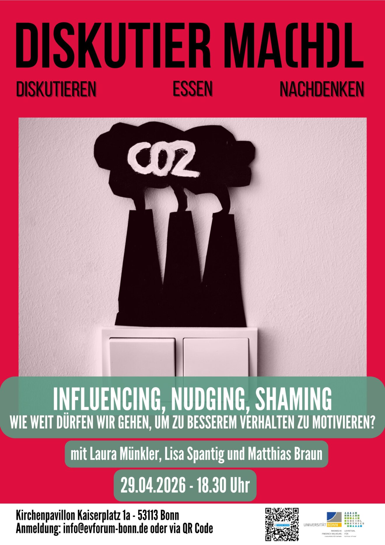 Diskutier Ma(h)l: Influencing, Nudging, Shaming